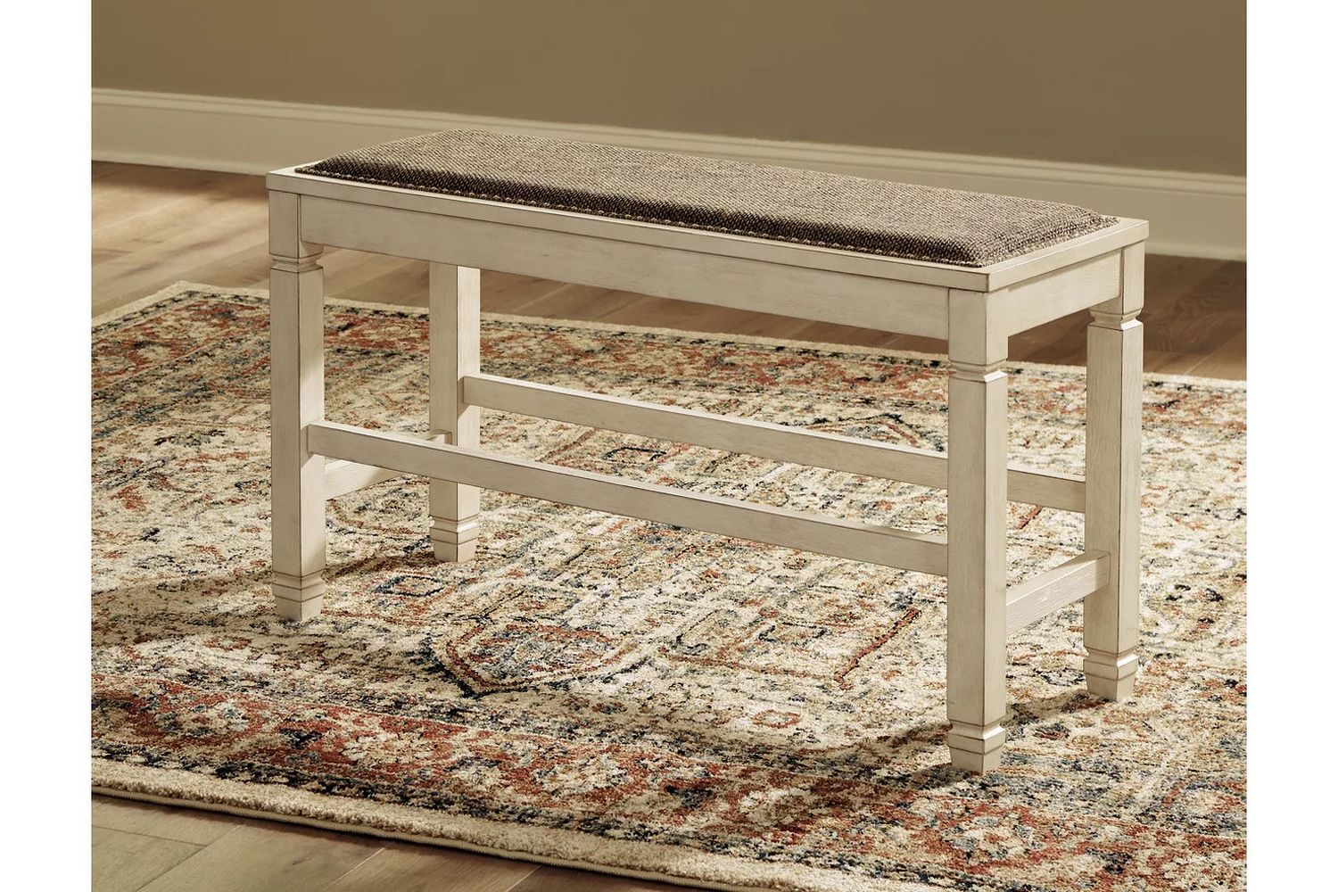 Bolanburg Two-tone Double Counter Upholstered Bench (1/CN) D64709