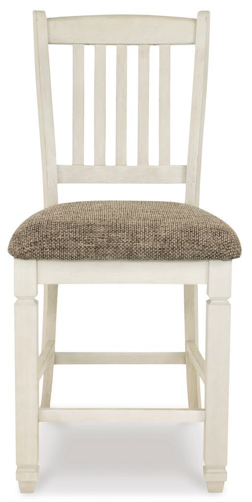 Bolanburg Two Tone Upholstered Barstool Set of 2 D647124