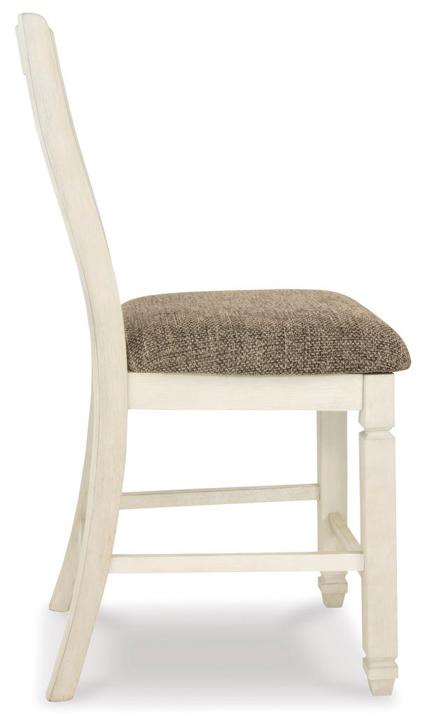 Bolanburg Two Tone Upholstered Barstool Set of 2 D647124