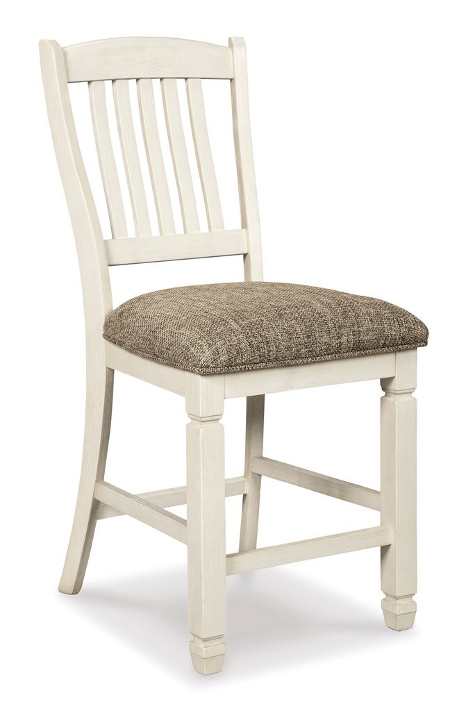 Bolanburg Two Tone Upholstered Barstool Set of 2 D647124