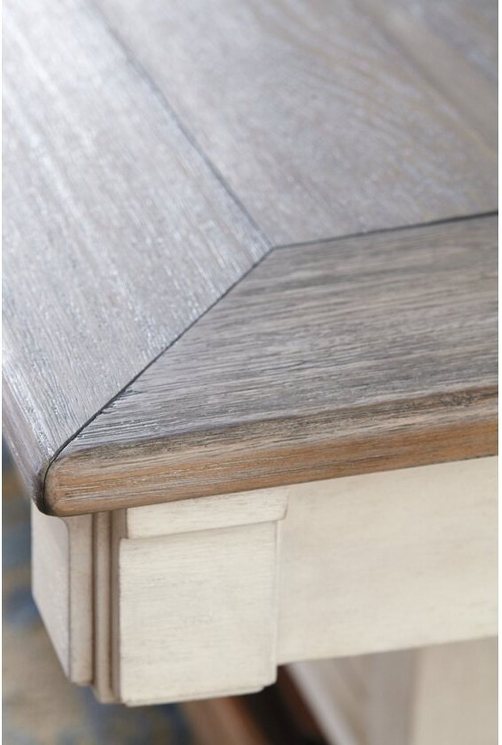 Bolanburg White and Gray Rectangular Counter Height Dining Table D64732