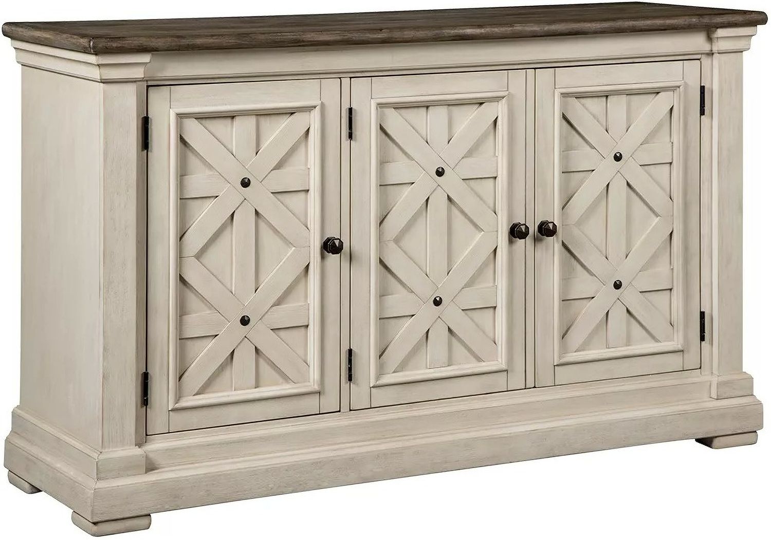 Bolanburg White and Gray Dining Server D64760
