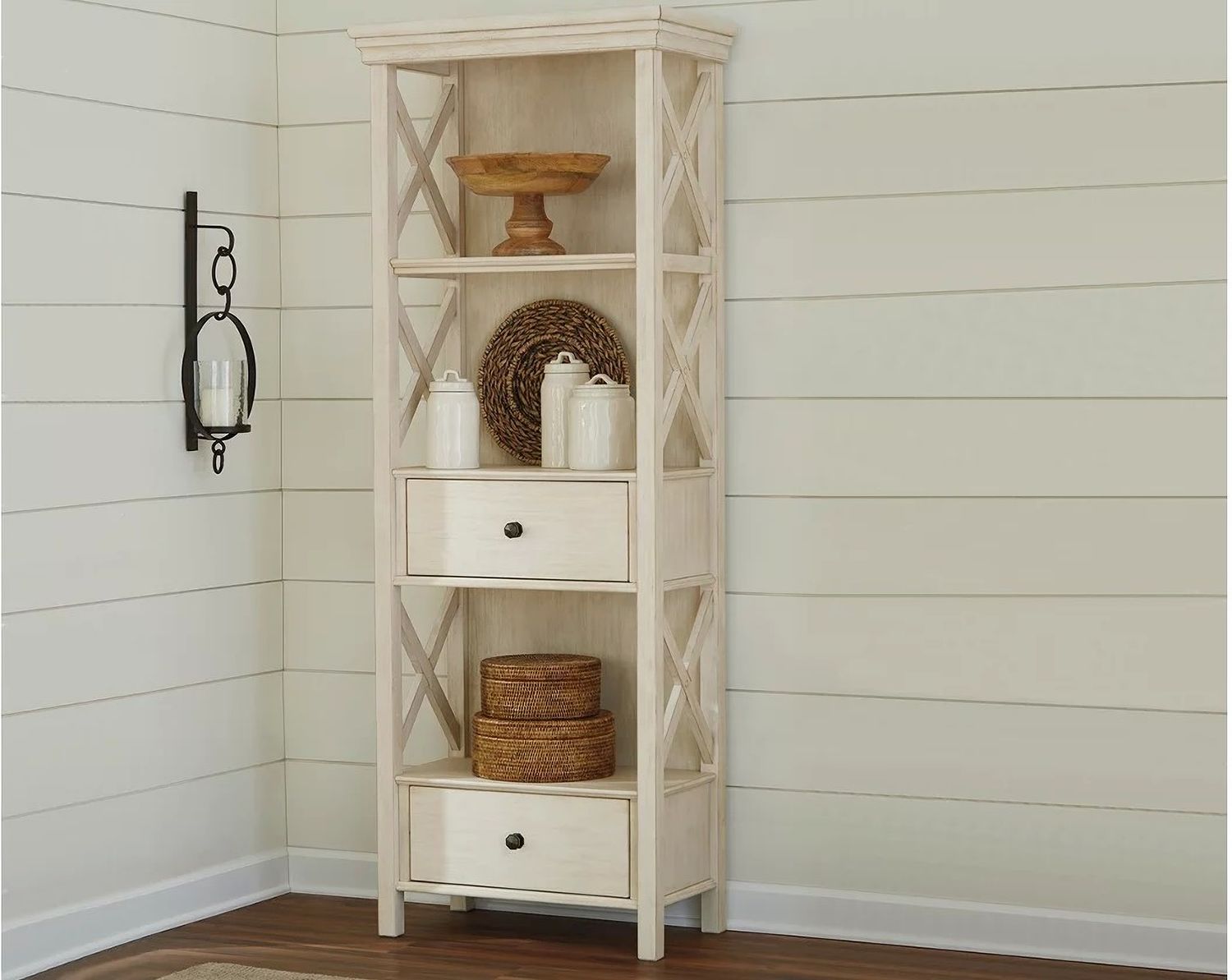 Bolanburg White and Gray Display Cabinet D64776