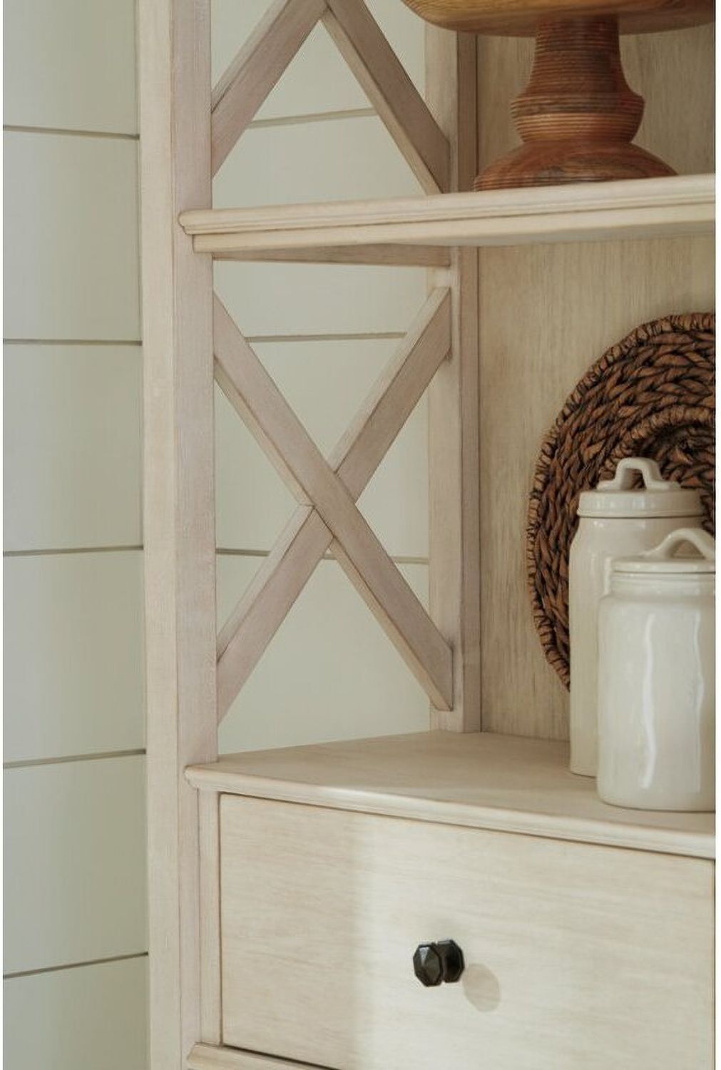 Bolanburg White and Gray Display Cabinet D64776