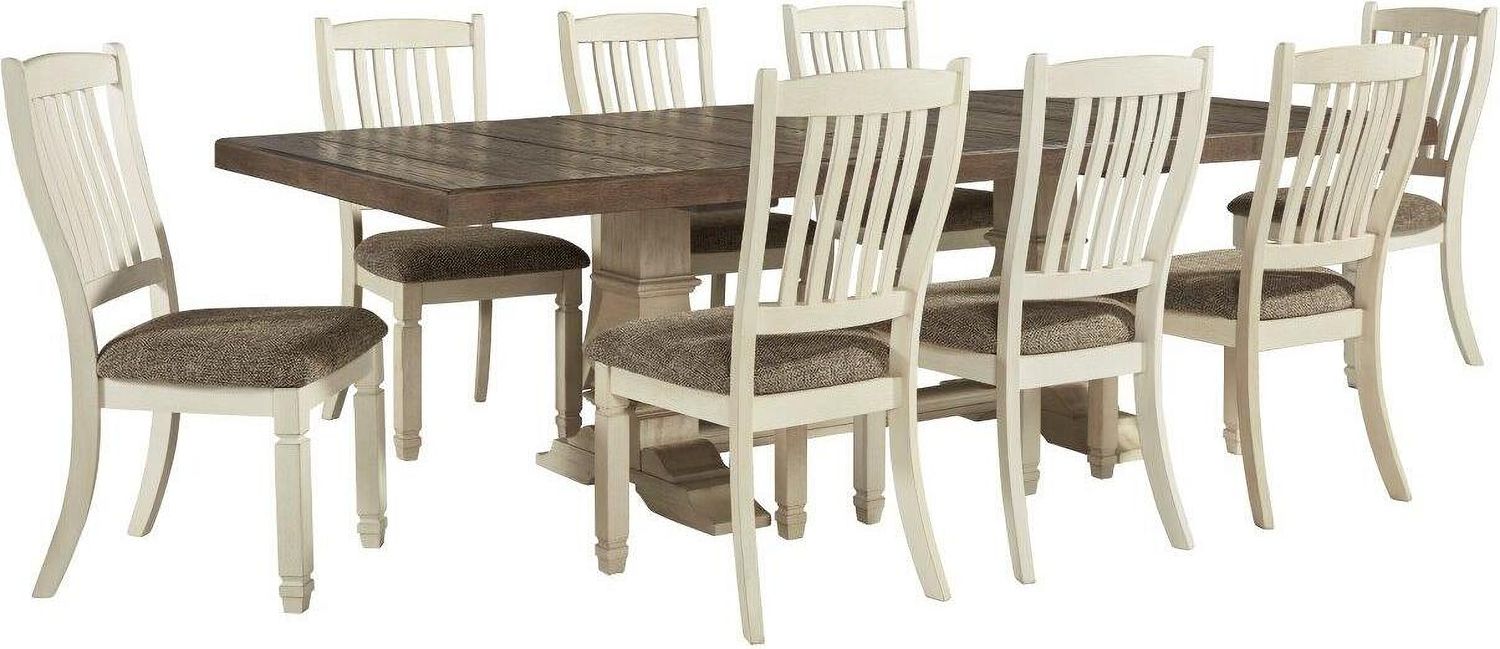 Bolanburg Two Tone Extendable Dining Table D647D17