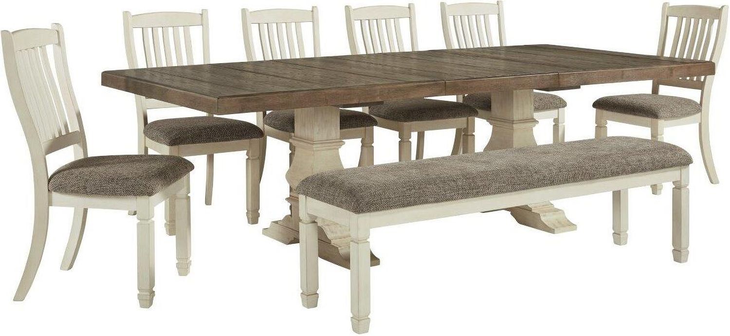Bolanburg Two Tone Extendable Dining Table D647D17