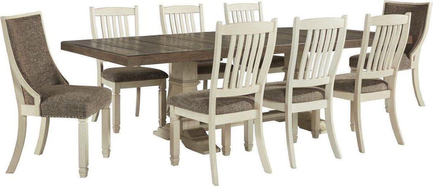 Bolanburg Two Tone Extendable Dining Table D647D17