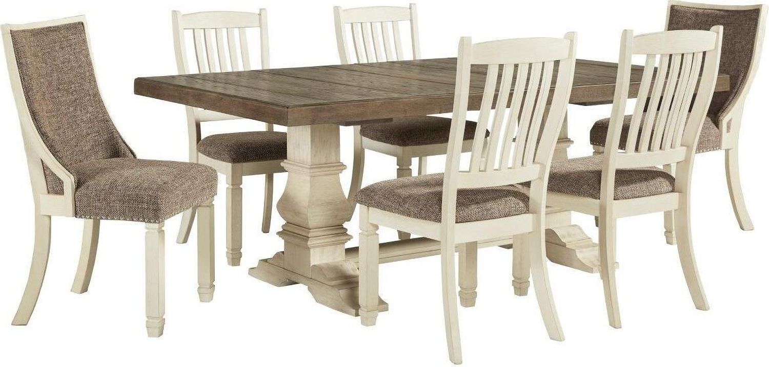 Bolanburg Two Tone Extendable Dining Table D647D17