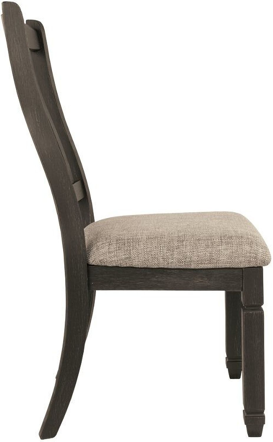 Tyler Creek Black And Gray Upholstered Side Chair Set of 2 D73601