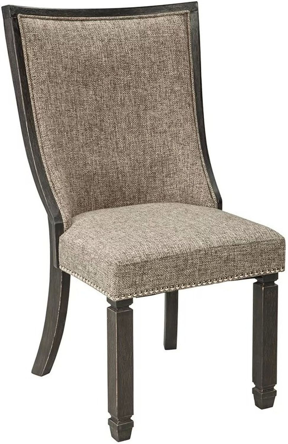 Tyler Creek Black And Gray Upholstered Host Chair Set of 2 D73602