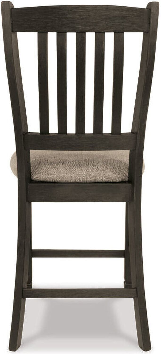 Tyler Creek Black And Gray Upholstered Barstool Set of 2 D736124