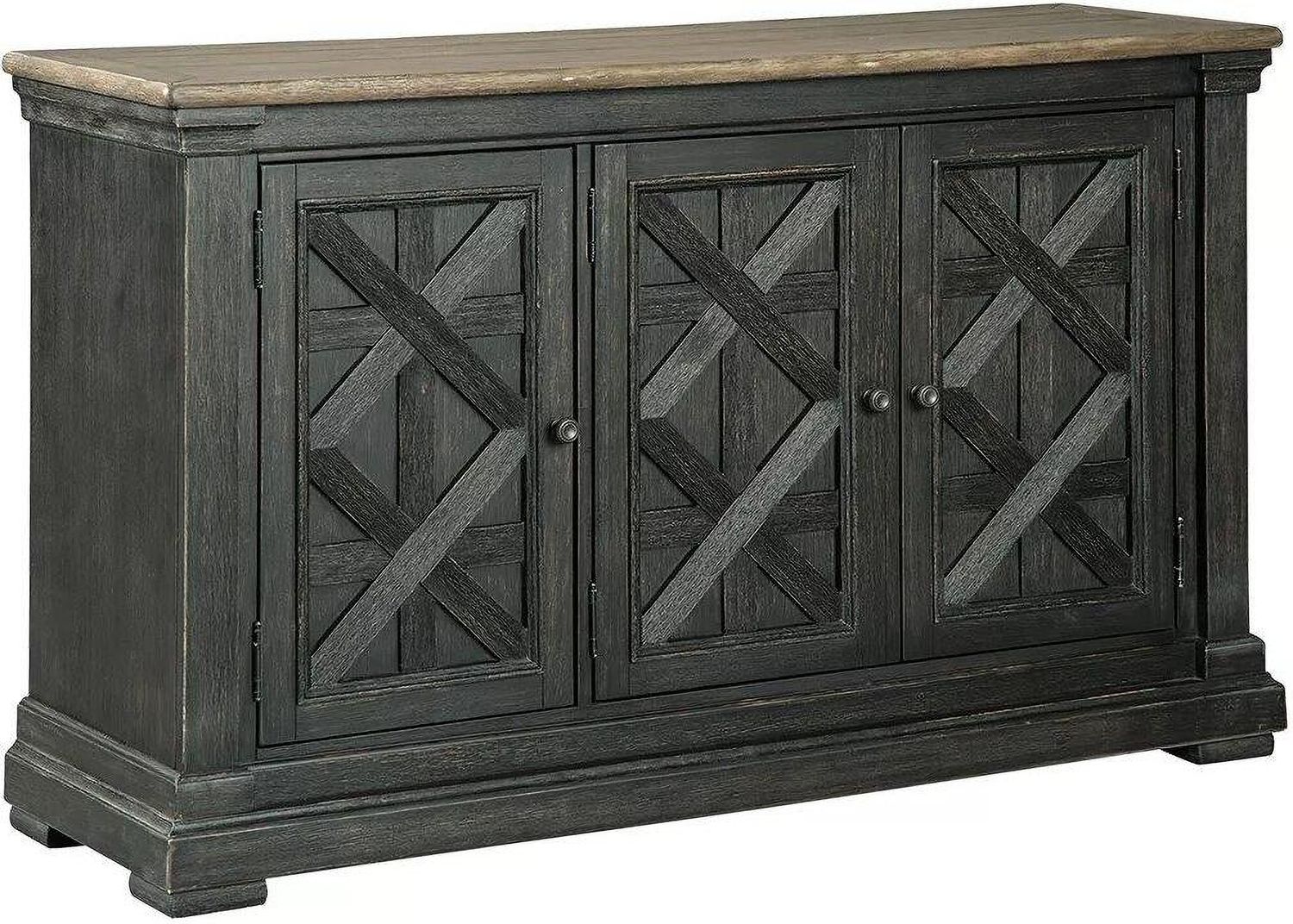 Tyler Creek Black And Gray Dining Room Server D73660