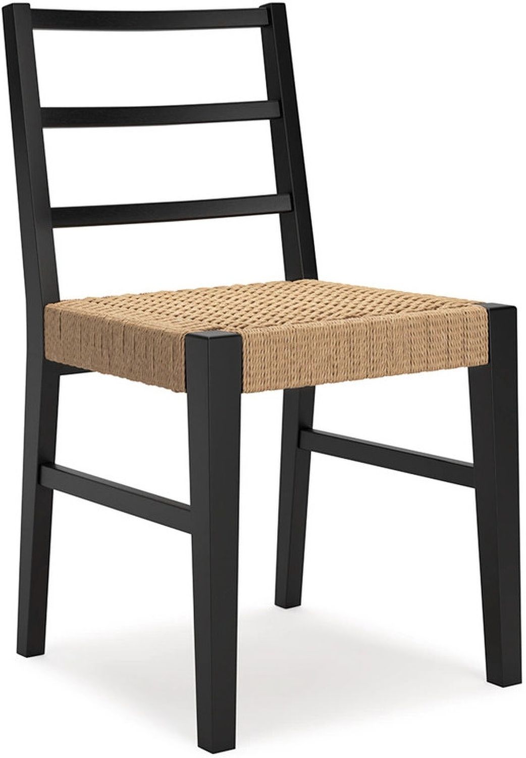 Isanti Dining Chair Set of 2 In Light Brown and Black D75202