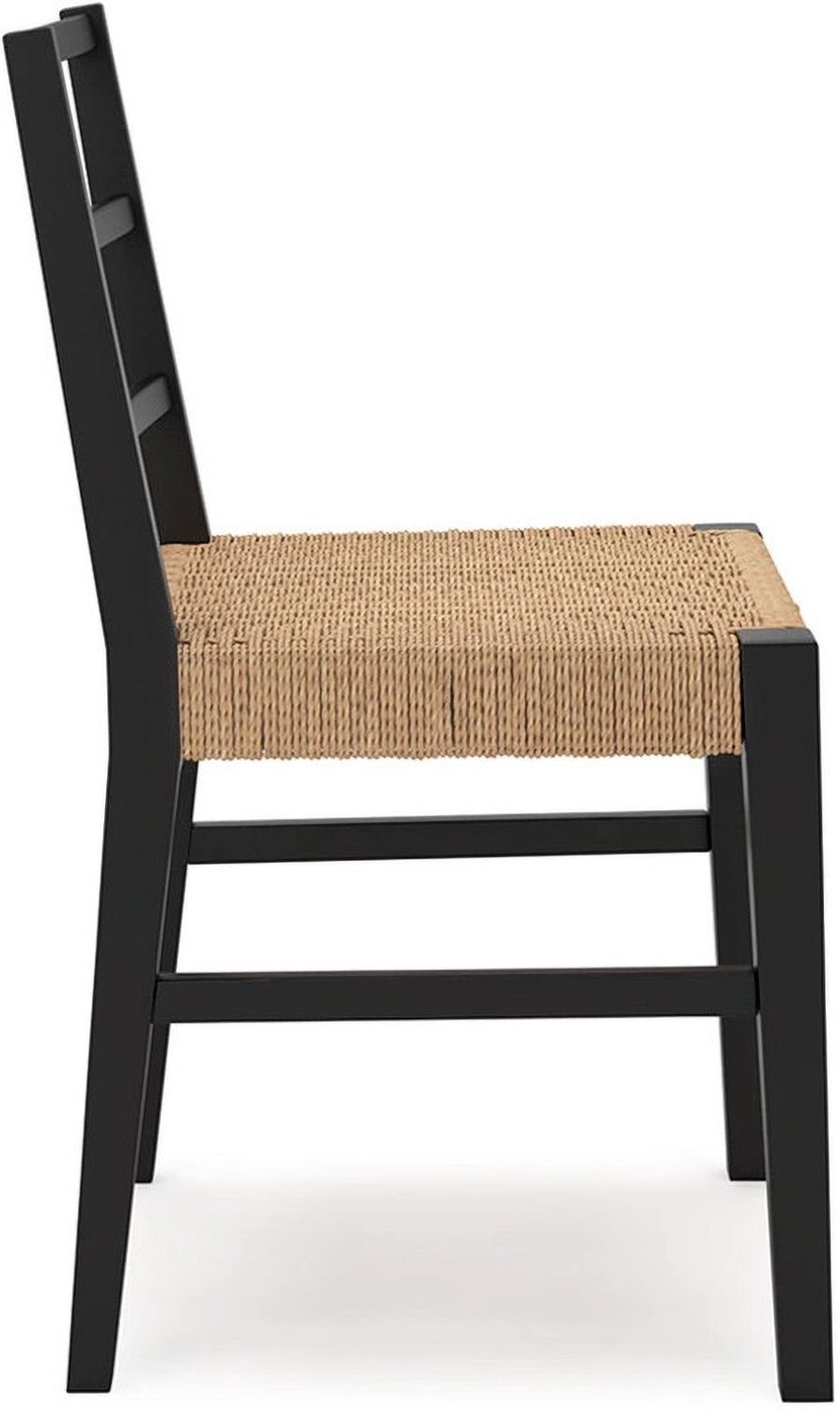 Isanti Dining Chair Set of 2 In Light Brown and Black D75202