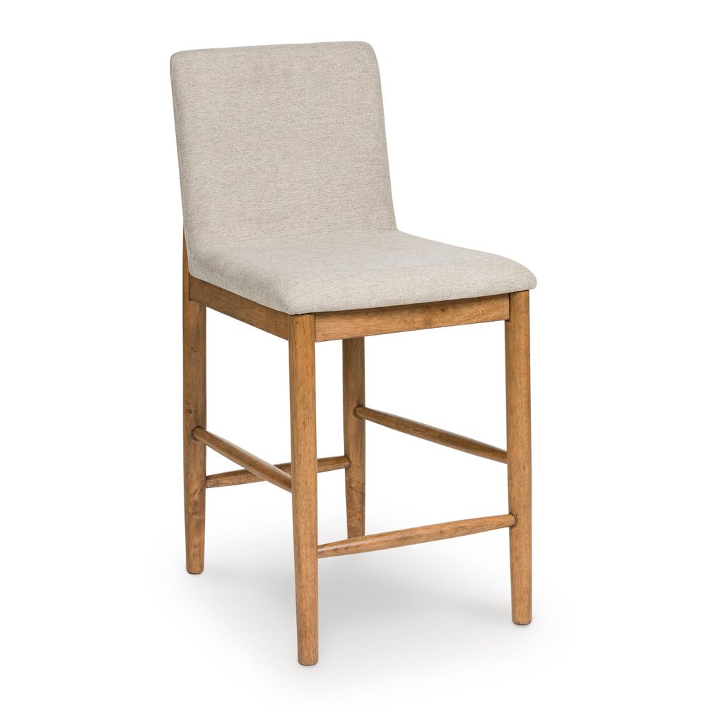 Isanti Counter Height Barstool Set of 2 In Light Brown D752124