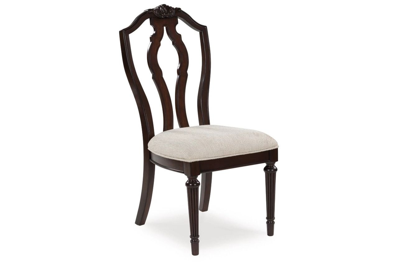 Lavinton Dining Chair Set of 2 In Tan and Brown D76401