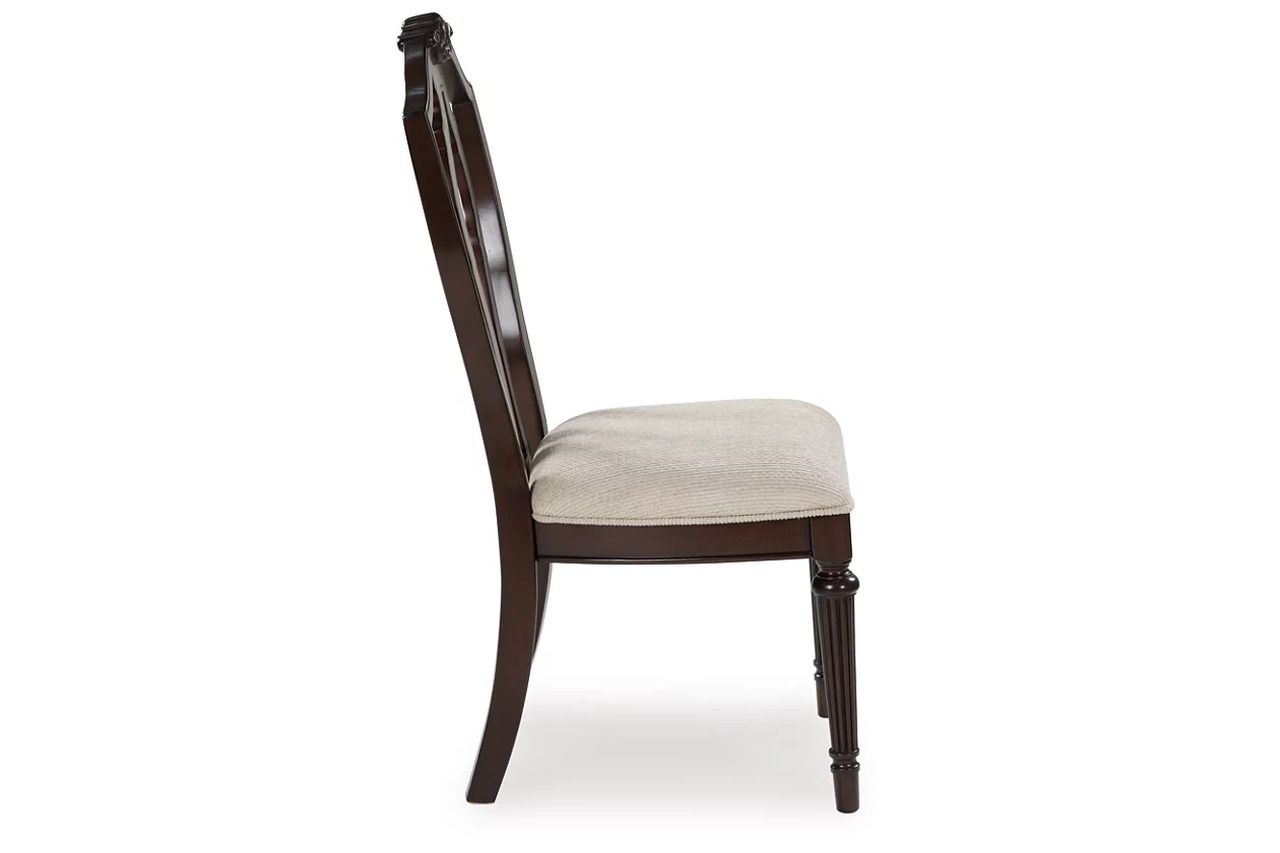 Lavinton Dining Chair Set of 2 In Tan and Brown D76401