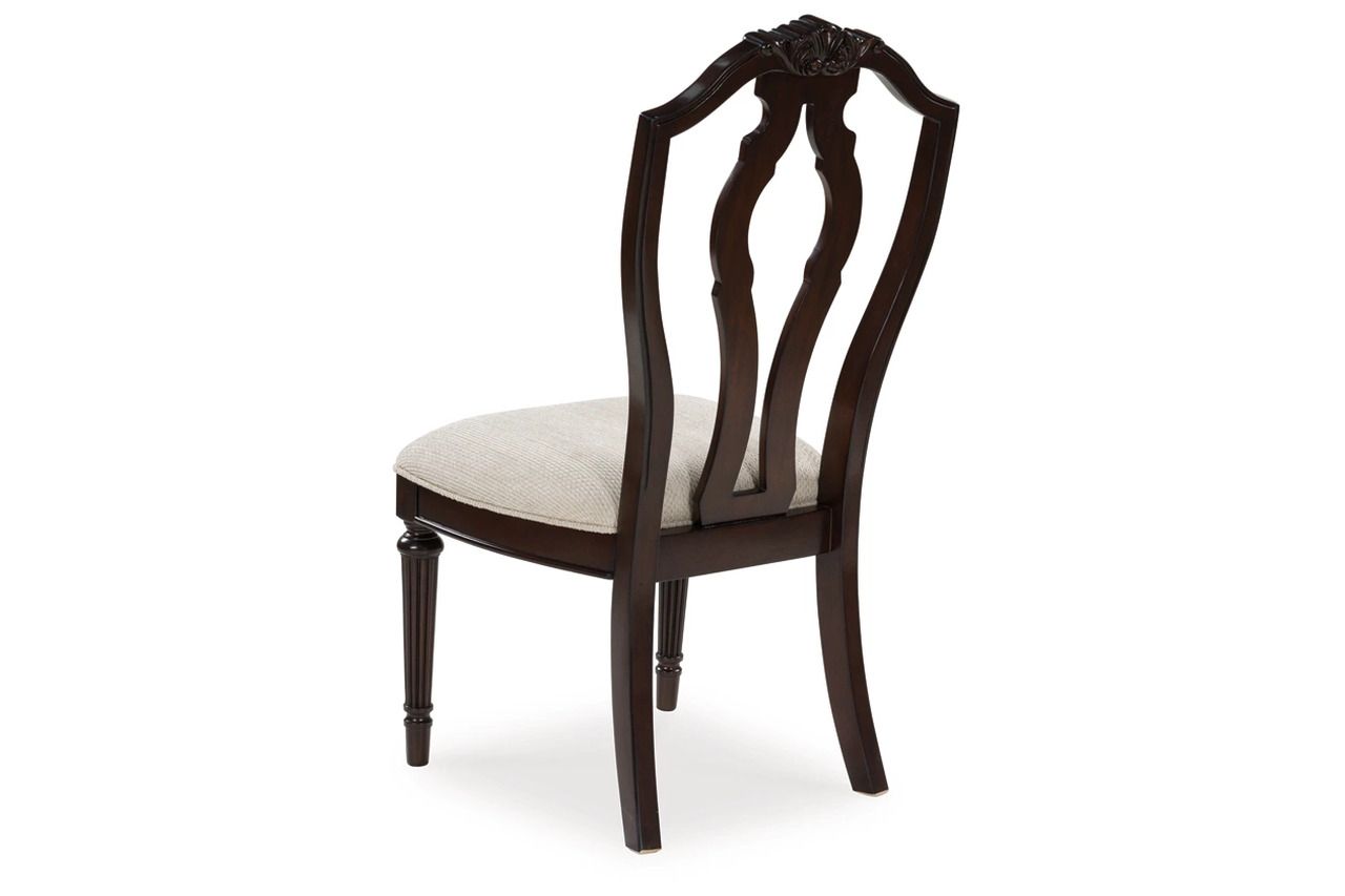 Lavinton Dining Chair Set of 2 In Tan and Brown D76401