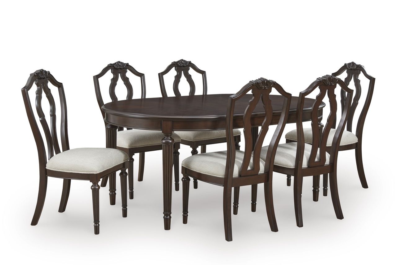 Lavinton Dining Chair Set of 2 In Tan and Brown D76401
