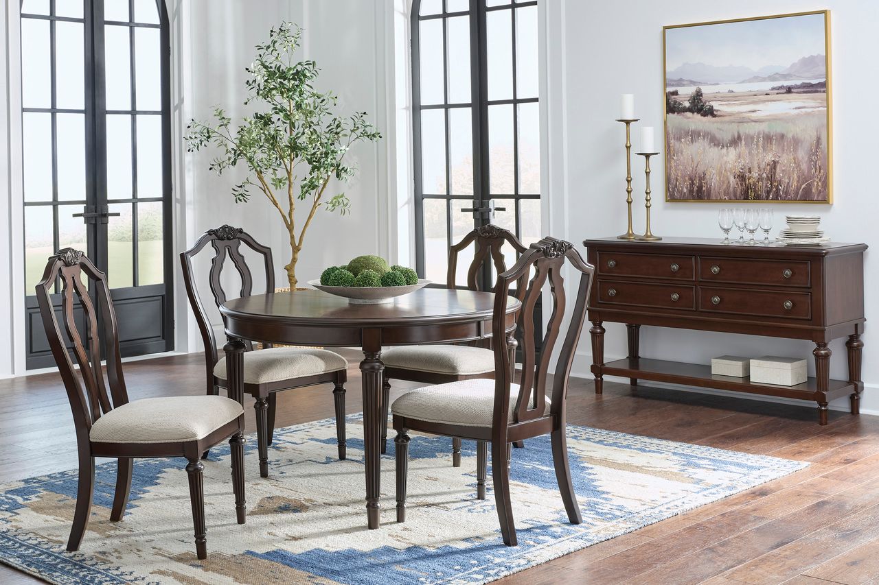 Lavinton Dining Extension Table In Brown D76435