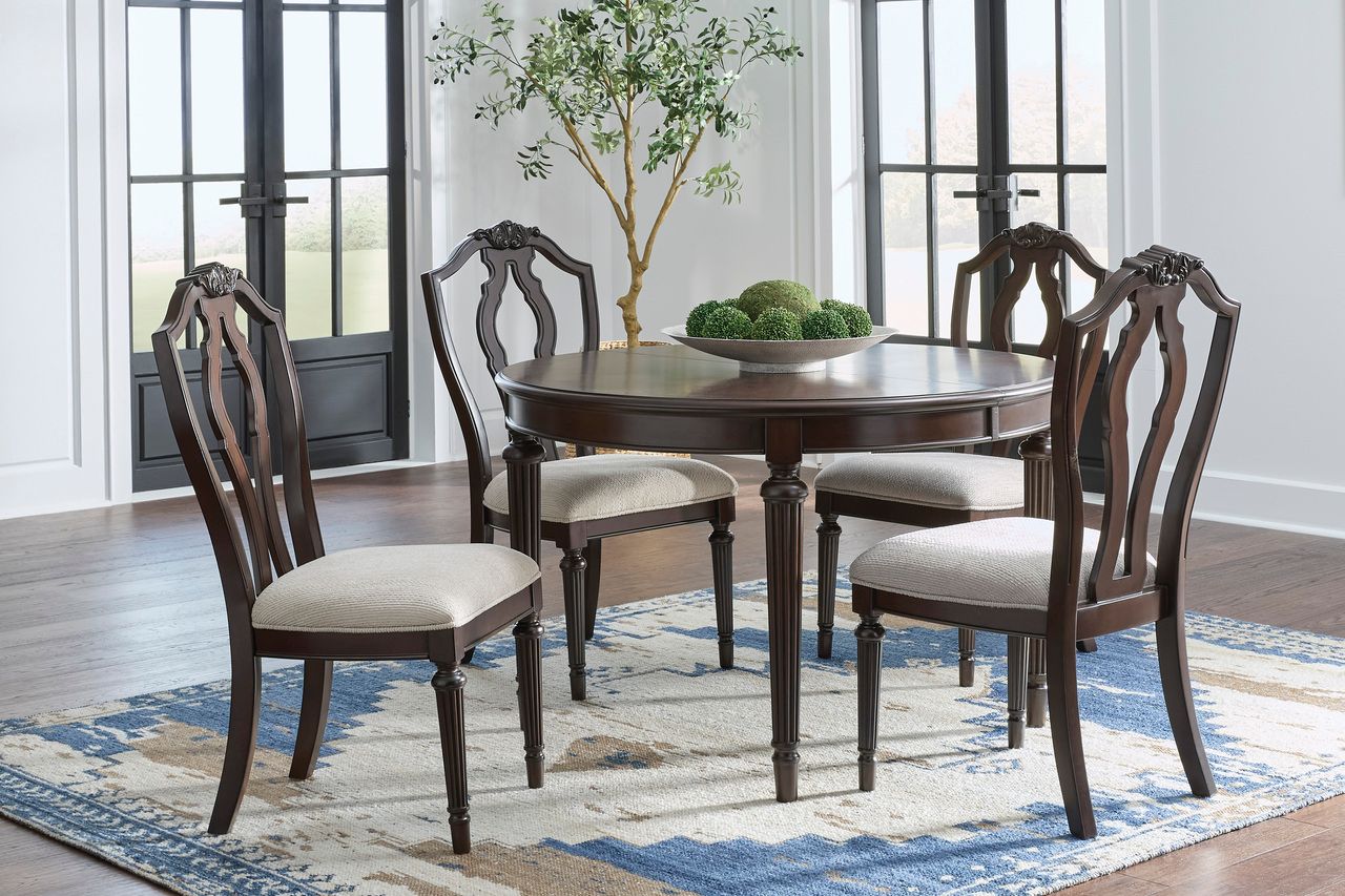 Lavinton Dining Extension Table In Brown D76435
