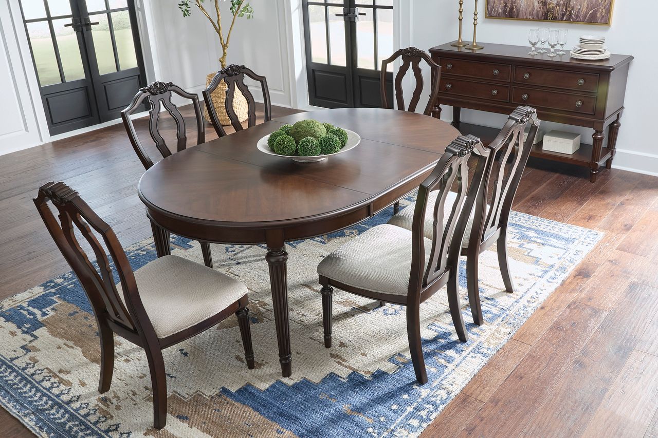 Lavinton Dining Extension Table In Brown D76435
