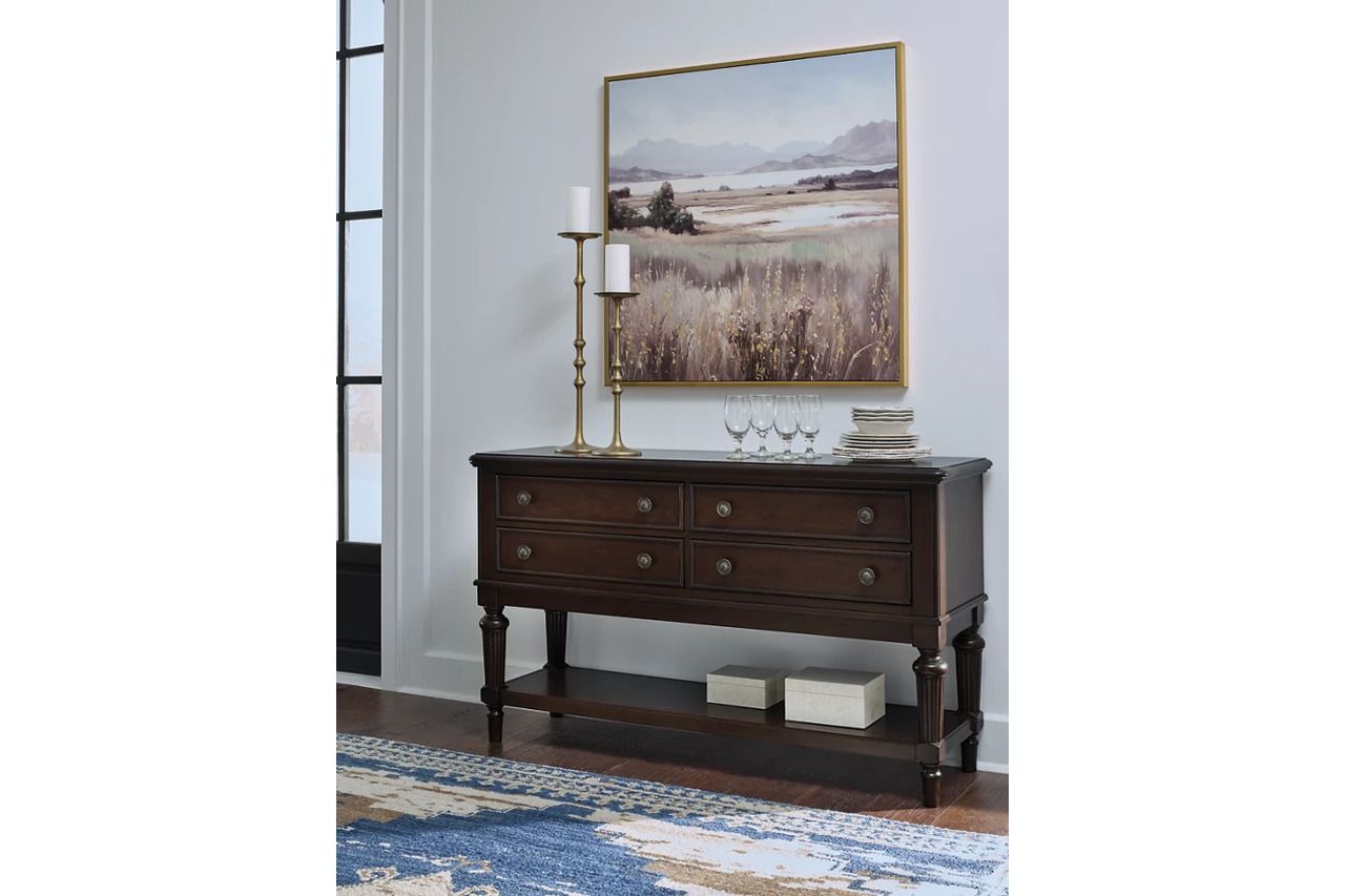 Lavinton Dining Server In Brown D76460