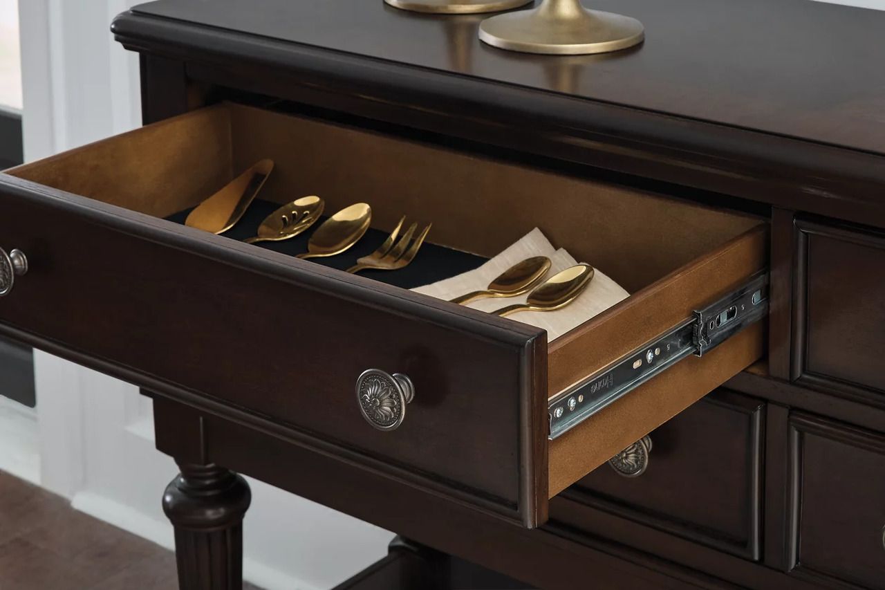 Lavinton Dining Server In Brown D76460