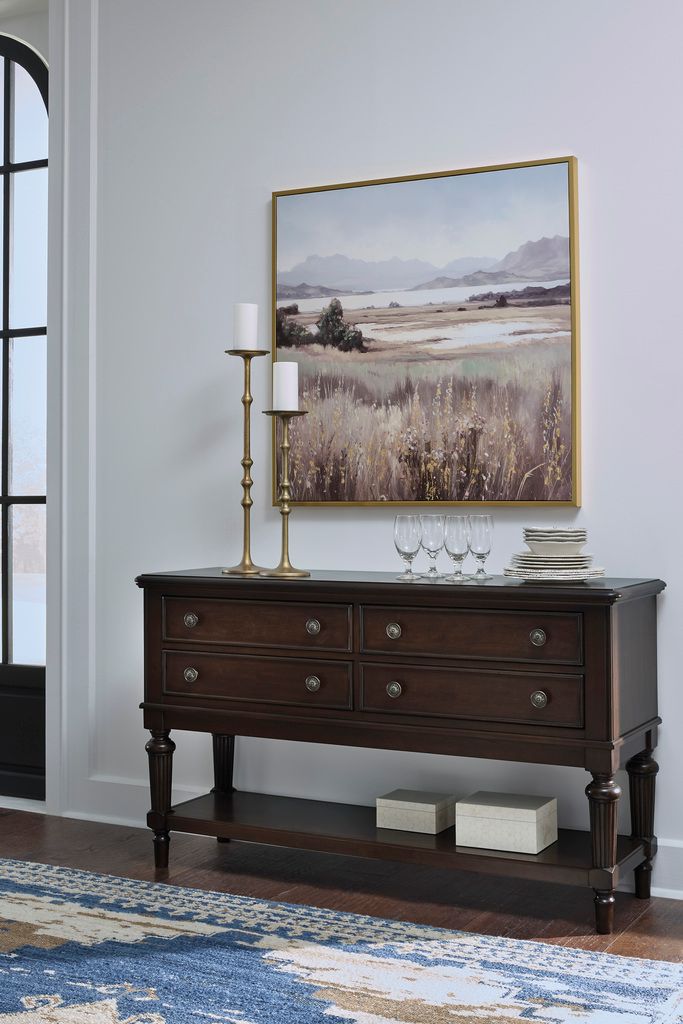 Lavinton Dining Server In Brown D76460