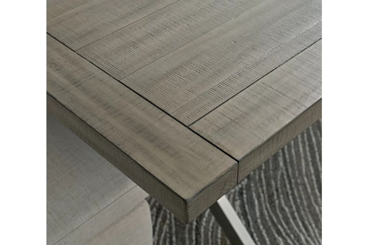 Krystanza Dining Table In Weathered Gray D76625