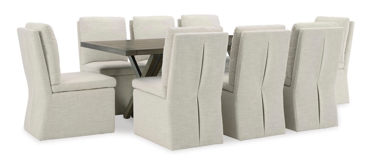 Krystanza Dining Table In Weathered Gray D76625