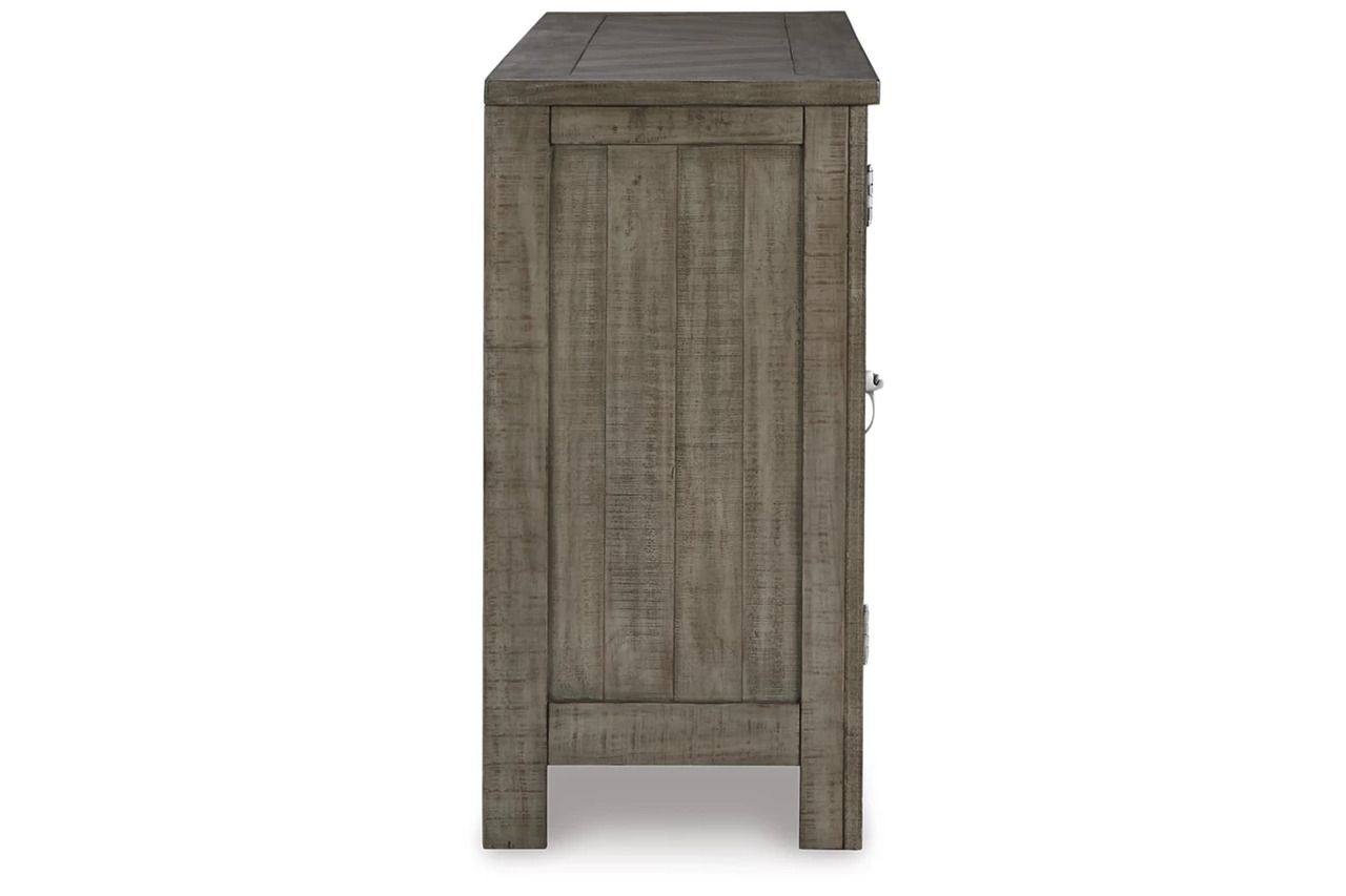 Krystanza Dining Server In Weathered Gray D76660