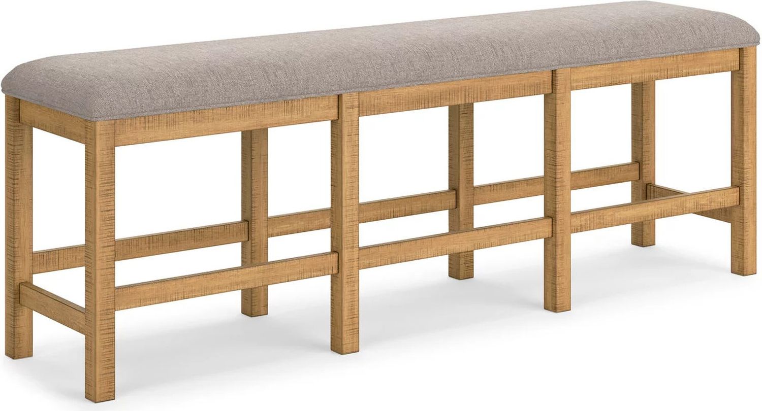 Havonplane 72 Inch Counter Height Dining Bench In Brown D77309