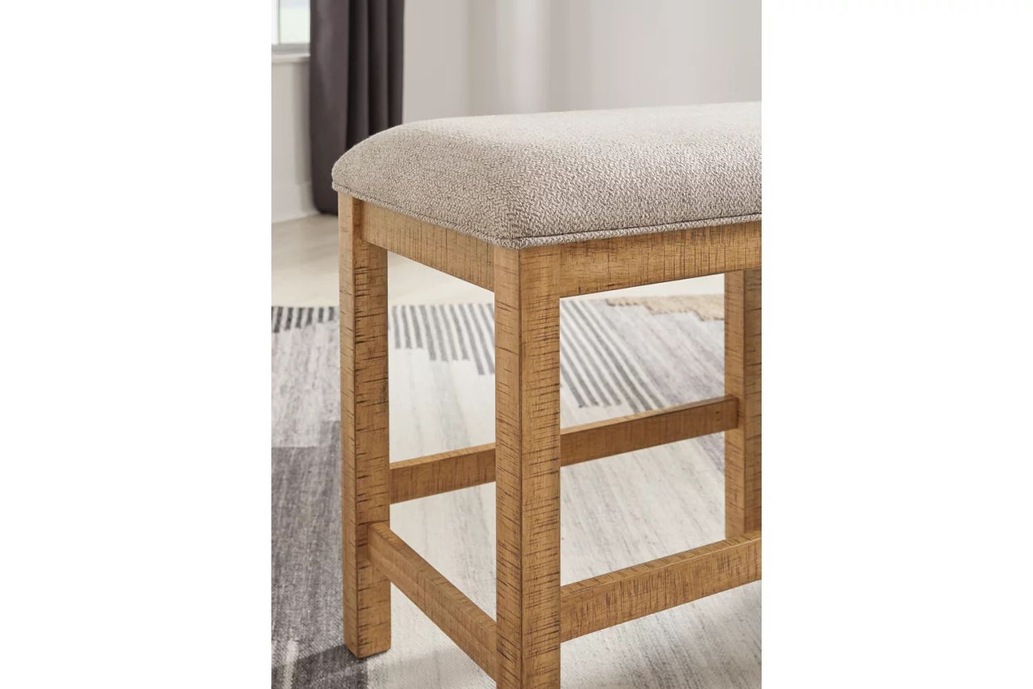 Havonplane 72 Inch Counter Height Dining Bench In Brown D77309