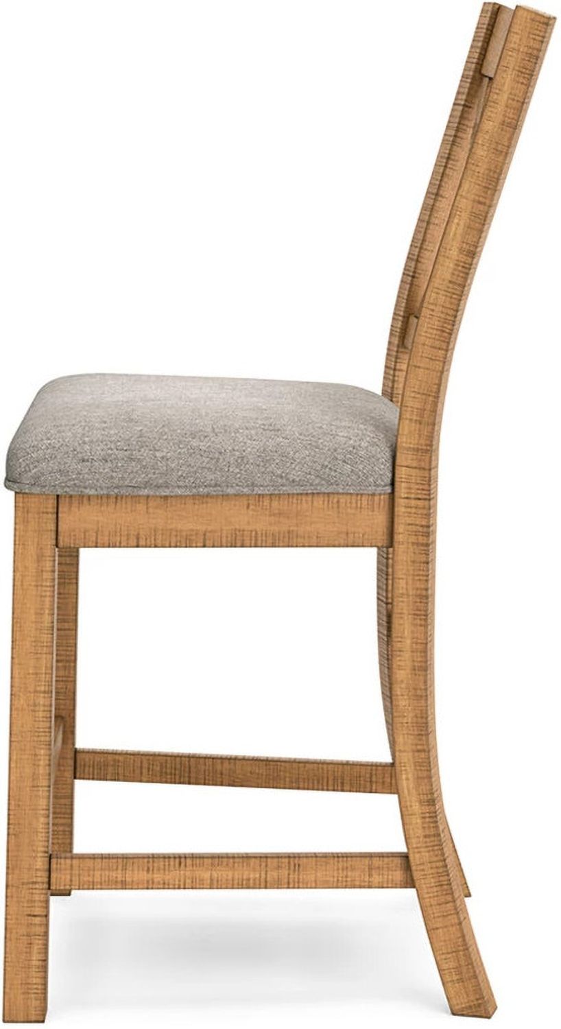 Havonplane Counter Height Barstool Set of 2 In Brown D773124