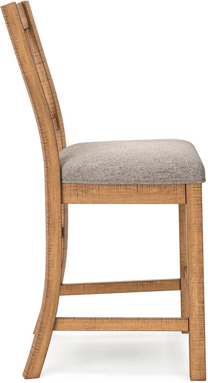 Havonplane Counter Height Barstool Set of 2 In Brown D773124