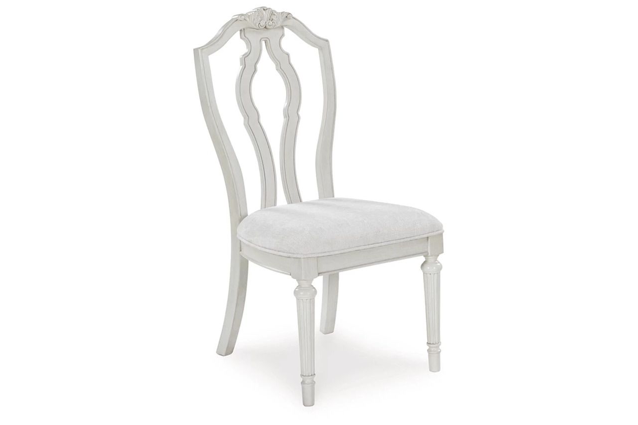 Montelaine Dining Chair Set of 2 In Antique White D79501