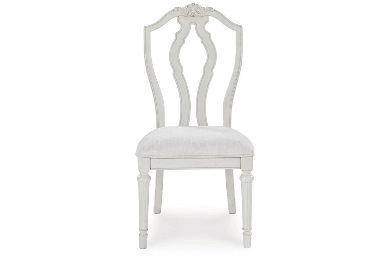 Montelaine Dining Chair Set of 2 In Antique White D79501