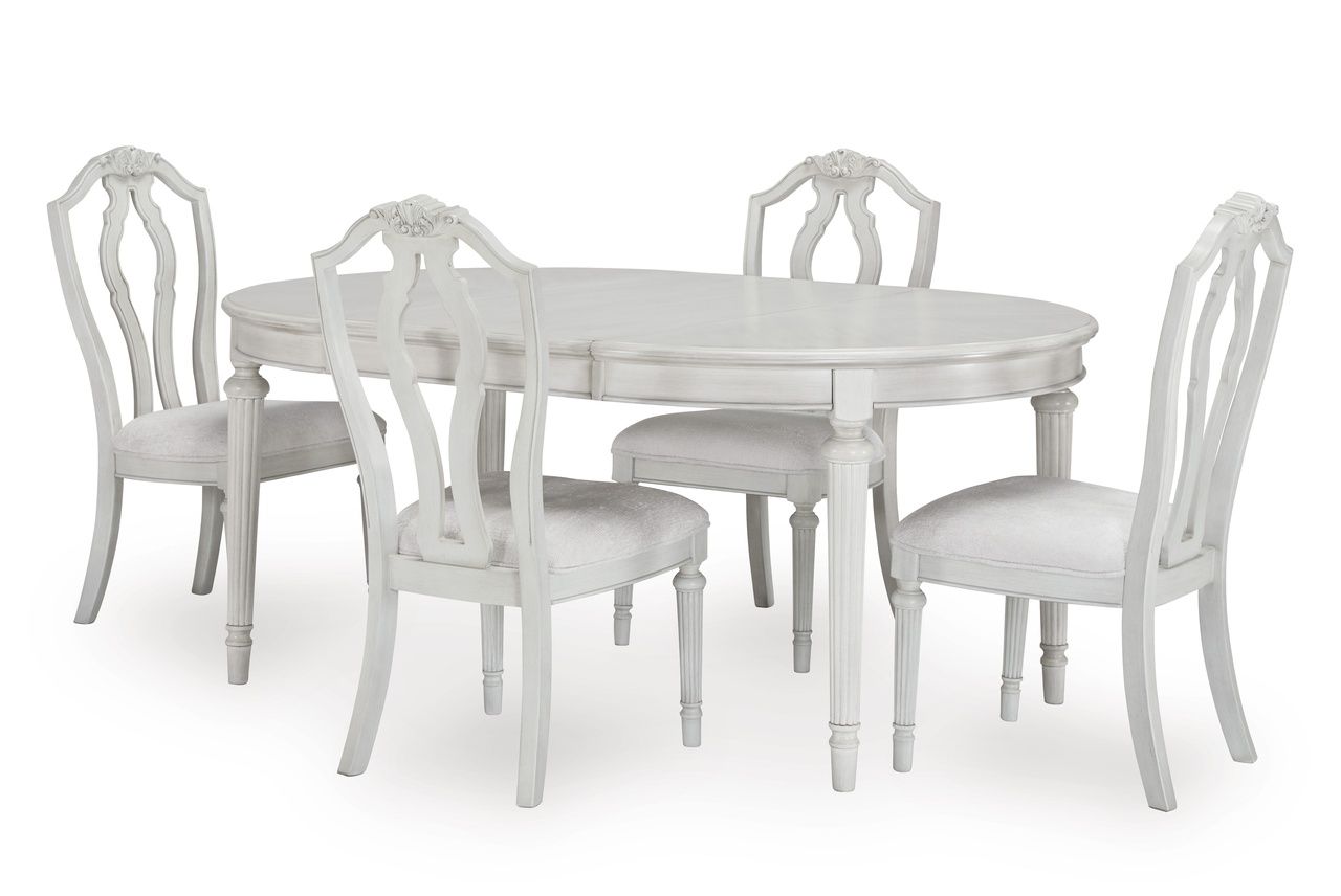 Montelaine Dining Chair Set of 2 In Antique White D79501