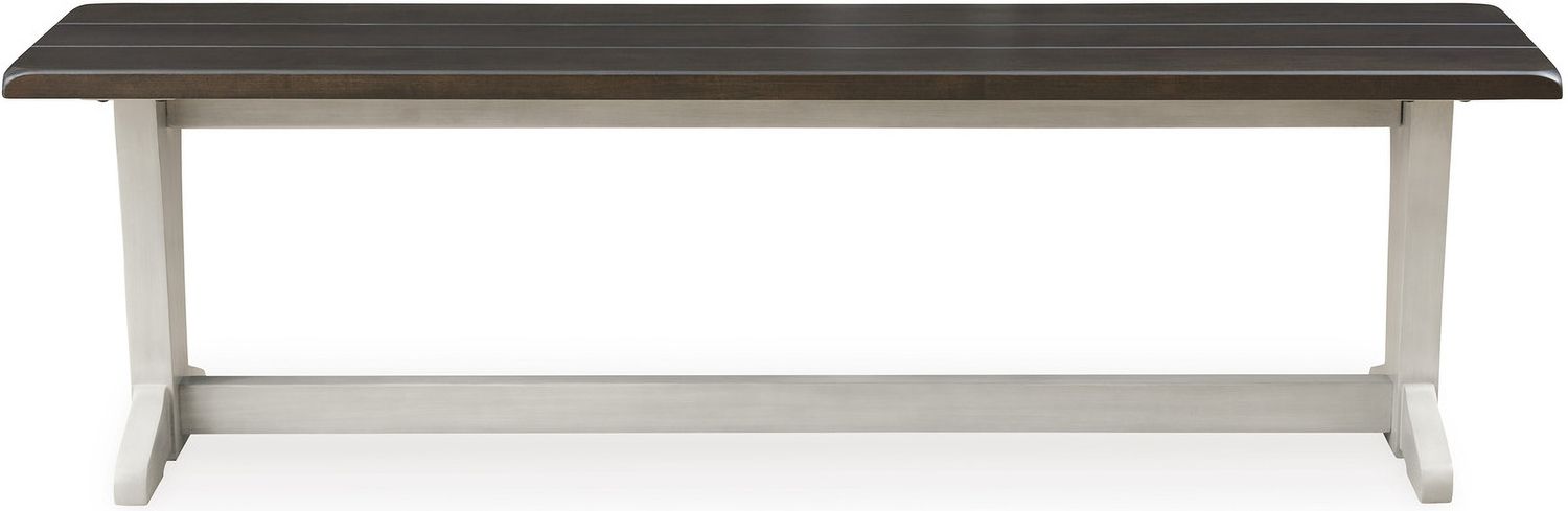 Darborn Gray/Brown 62 Inch Dining Bench D79600