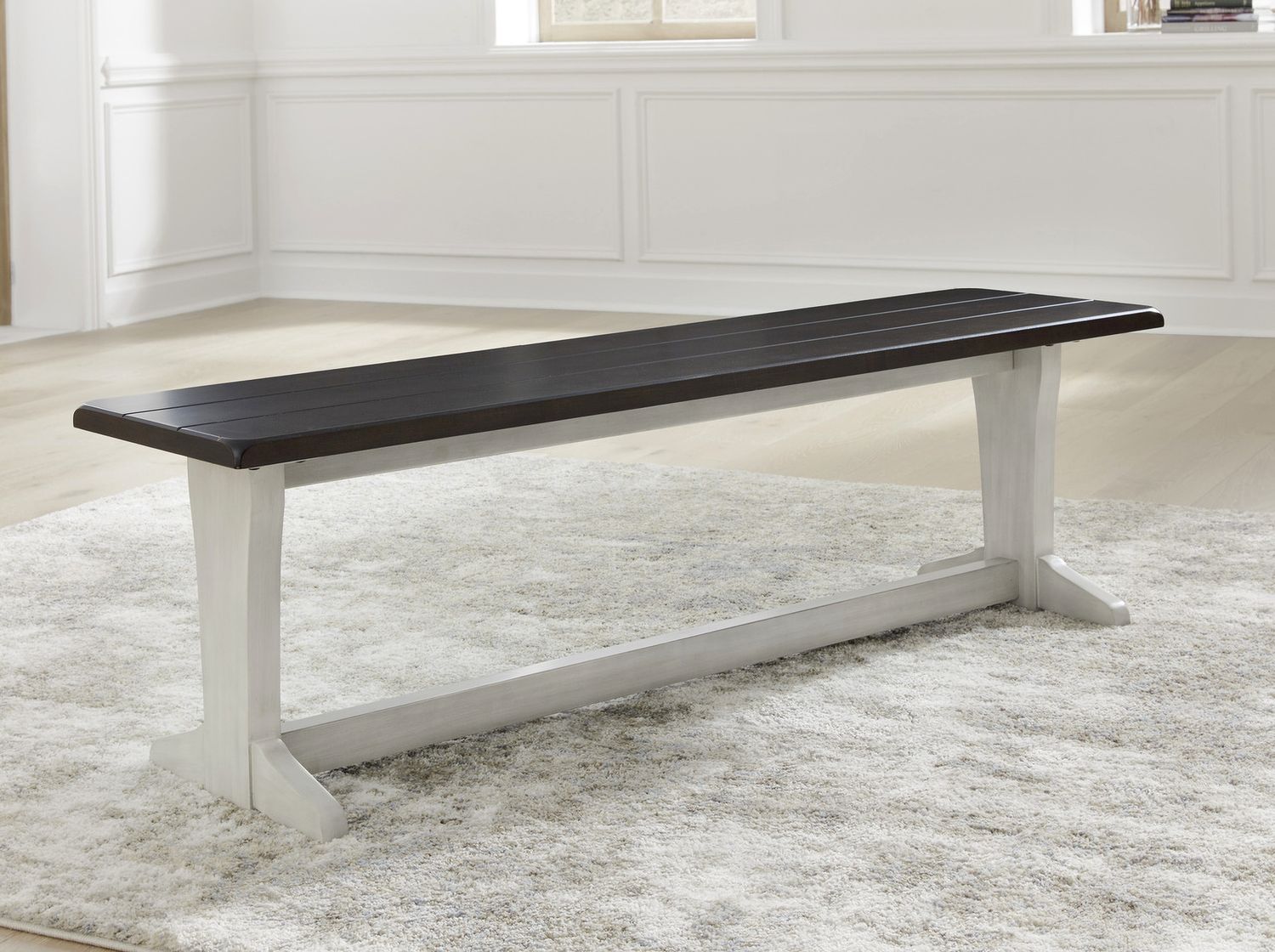 Darborn Gray/Brown 62 Inch Dining Bench D79600