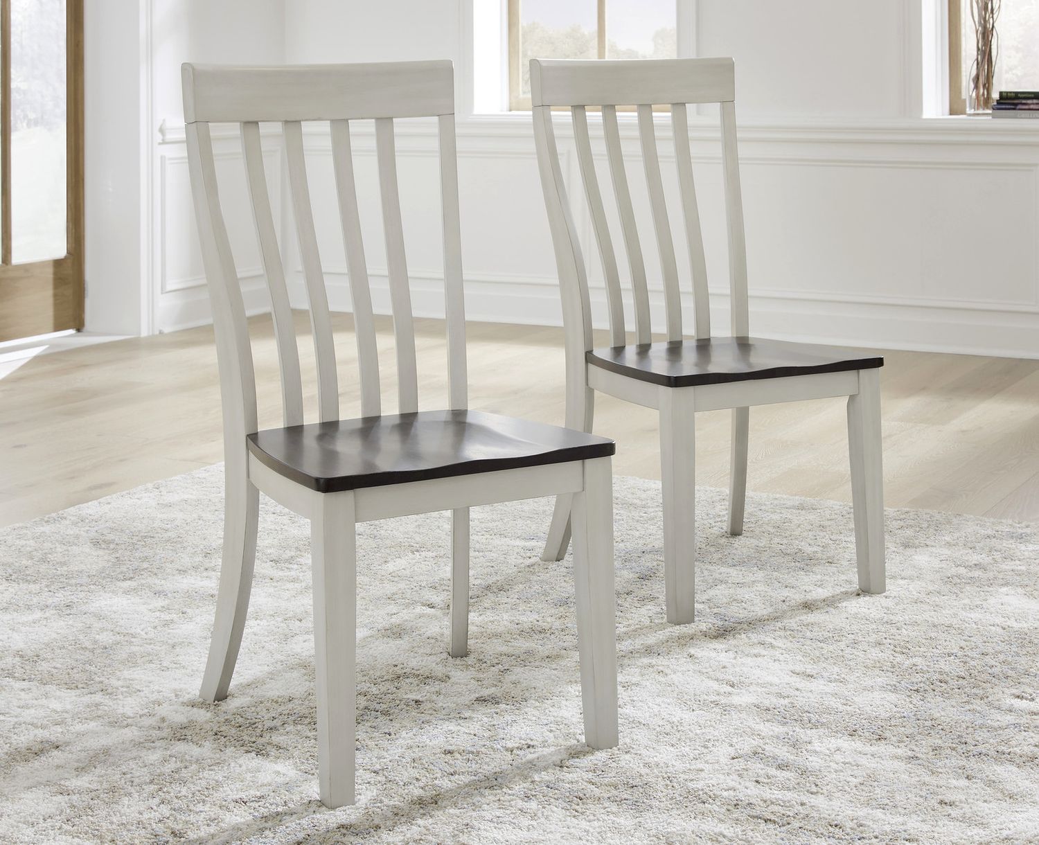 Darborn Gray/Brown Dining Chair Set of 2 D79601