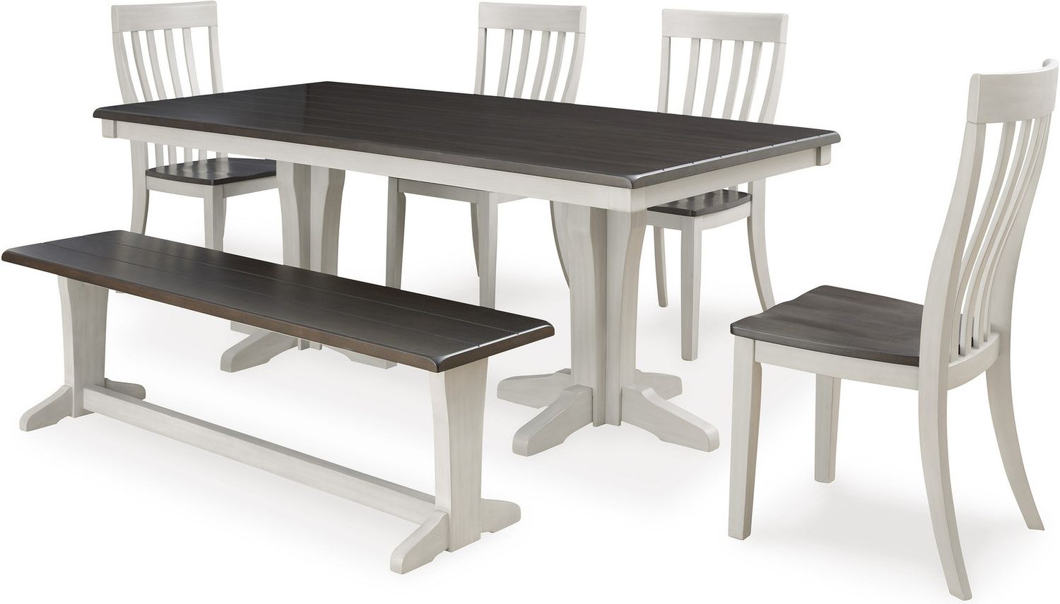 Darborn Gray/Brown Dining Chair Set of 2 D79601