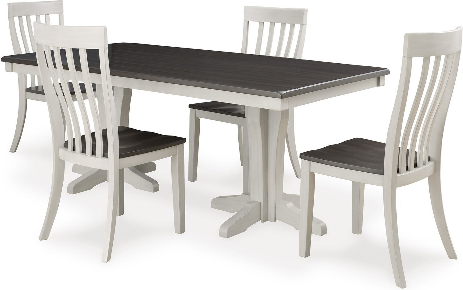 Darborn Gray/Brown Dining Chair Set of 2 D79601