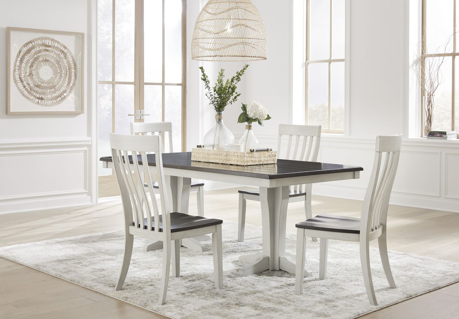 Darborn Gray/Brown Dining Chair Set of 2 D79601