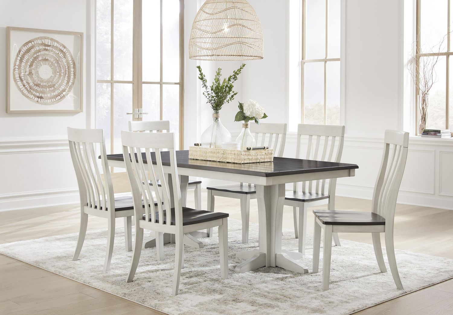 Darborn Gray/Brown Dining Chair Set of 2 D79601
