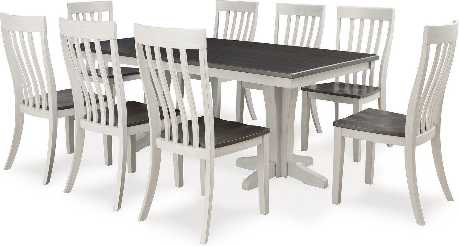 Darborn Gray/Brown Dining Chair Set of 2 D79601