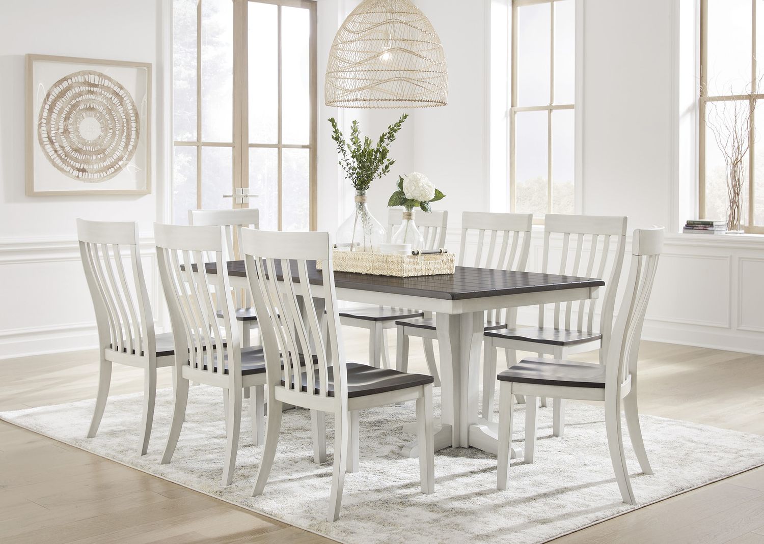 Darborn Gray/Brown Dining Chair Set of 2 D79601