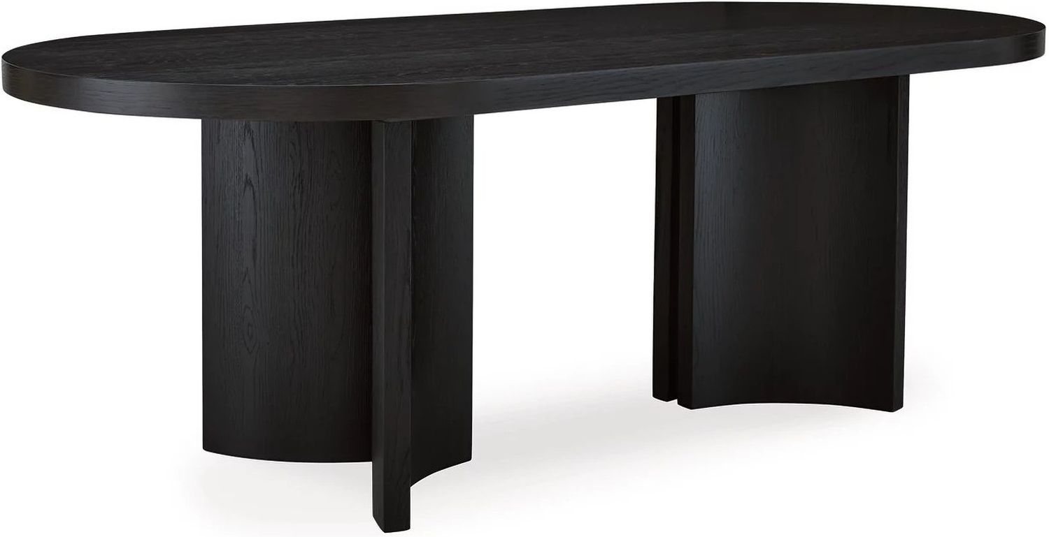 Rowanbeck Dining Table In Black D82125