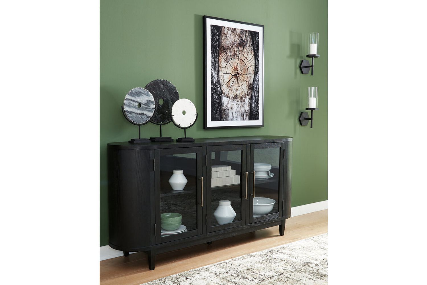 Rowanbeck Dining Server In Black D82160